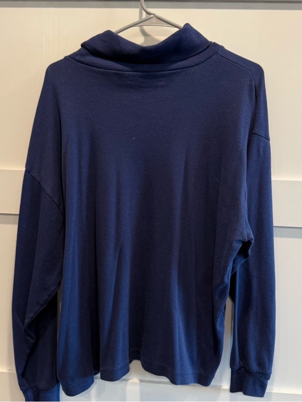 Classic Navy Turtleneck Top - Picture 6 of 6